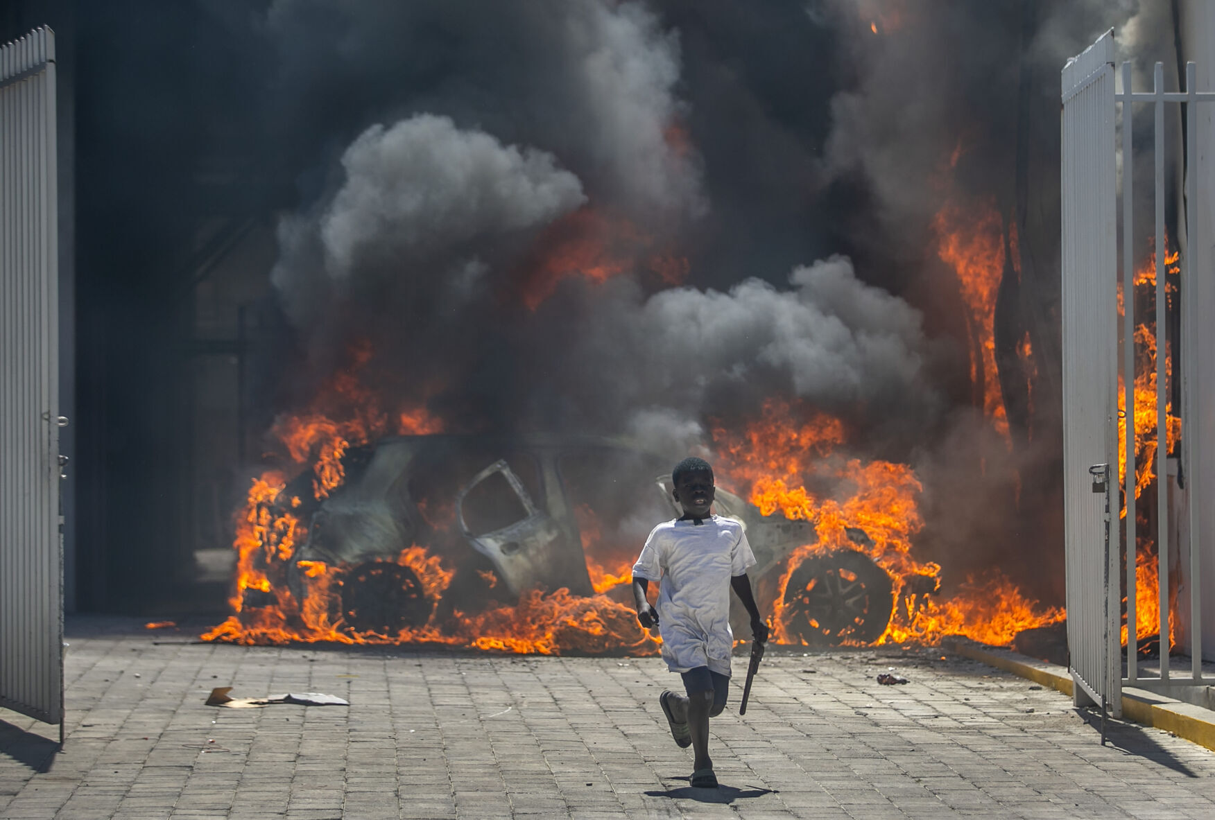 APTOPIX Haiti Protest